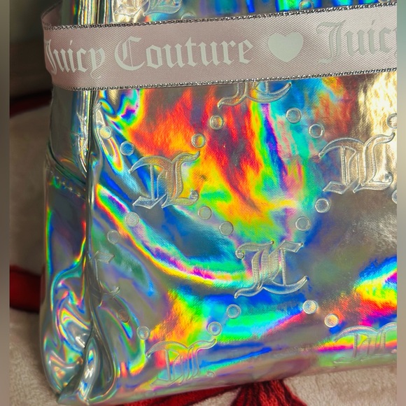 Juicy Couture Keep It Real 2 Piece Cosmetic Bag Makeup Bag Gift - Picture 5 of 5